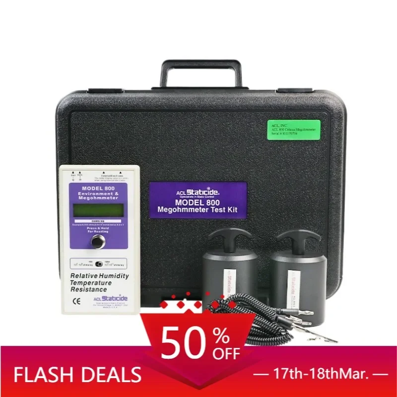 ACL-800 Антистатический тестер эффективности с цифровым дисплеем Тестер