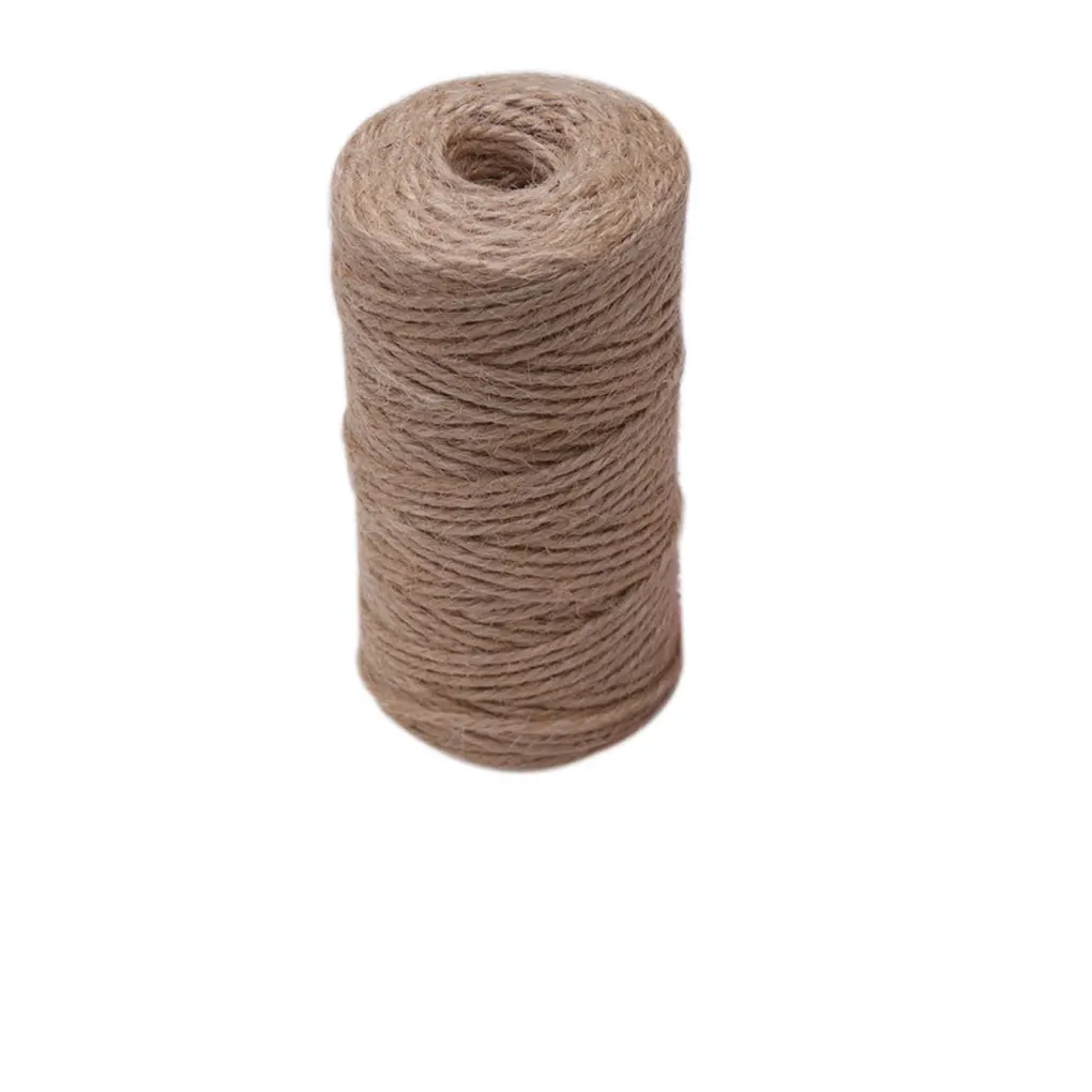 

150M Natural Jute Twine Burlap String Hemp Rope Party Wedding Gift Wrapping Cords Thread DIY Scrapbooking Florists Craft Decor