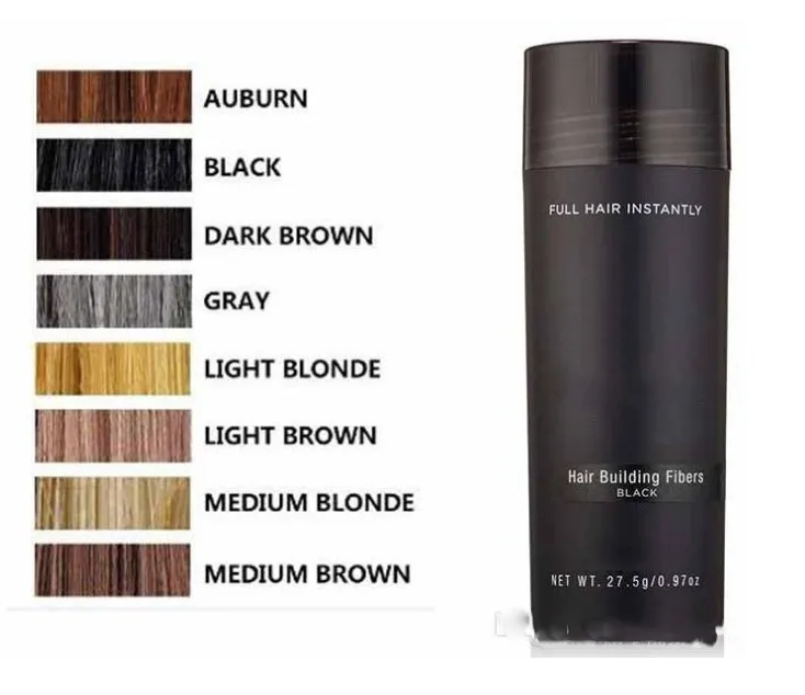 

Genuine Wholesale Men Hair Growth Fibers Women Brown Series Visually Increase Hair Volume Cover Hairline Bald Powder Barber Shop