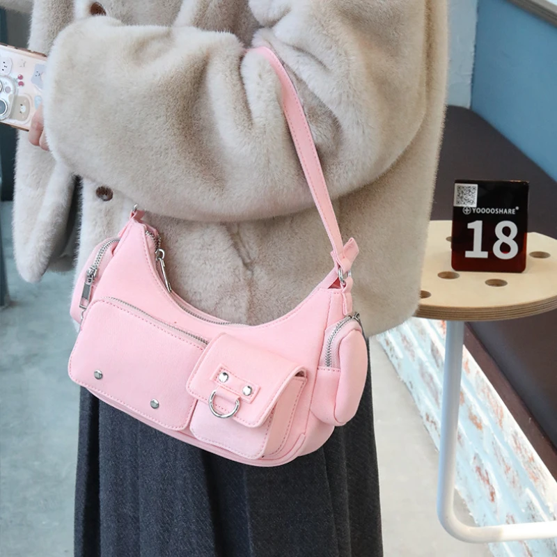 Модные женские сумочки из денима универсальные сумки с карманами роскошный