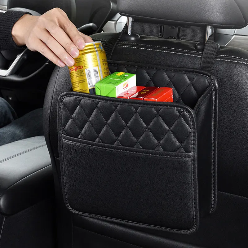 

Car Back Seat Storage Bag Snack Phone Storage Pocket Protector For seat leon ibiza Alhambra Exeo Altea Arona Mii IBL Accessories