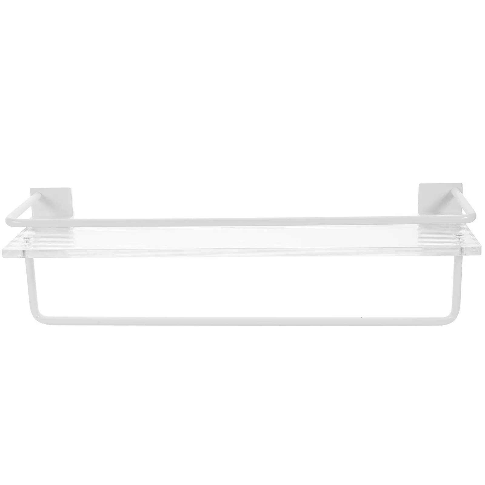 

Towel Racks Bathroom Shelf Shelves Shower Wall Sundries Organizing Decorative Corner Mounted