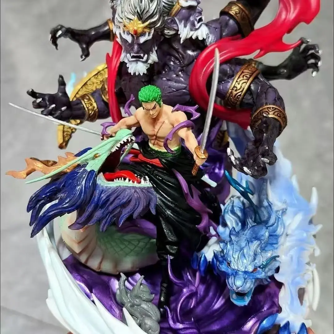 Фото Коллекционная фигурка LX Zoro King Of Hell Enma, модель для демонстрации на столе или полке, украшение для дома, аниме-подарок, коллекционный предмет. №2