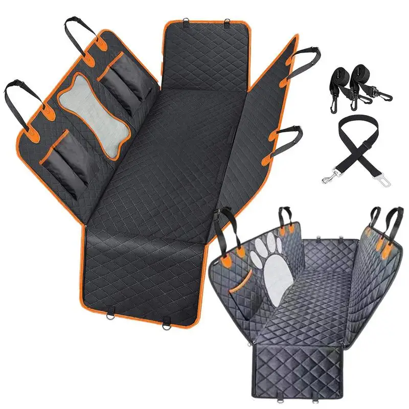 

Car Dog Seat Covers Automobile Back Seat Pet Protector Mat Versatile Design Pet Seat Protection Supplies For Trucks Cars RVs