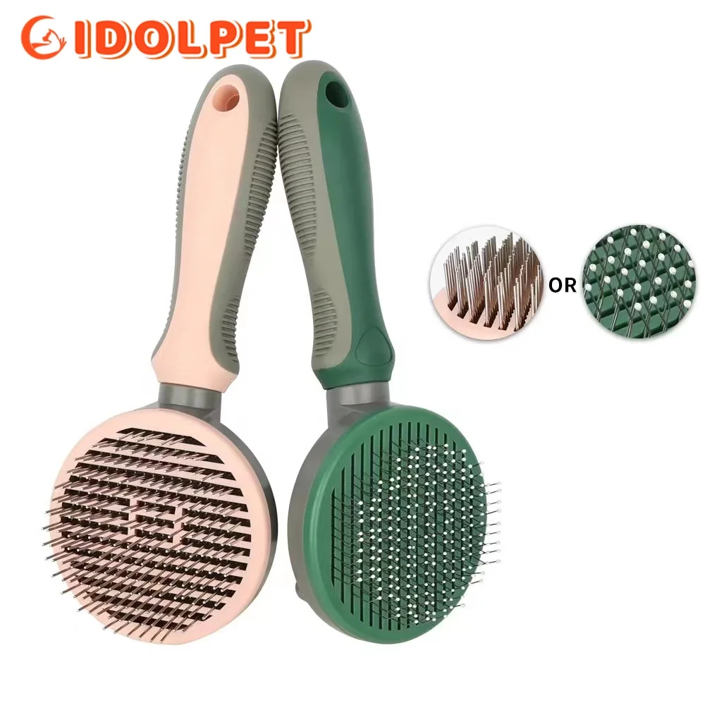 

Pet Brush, Self Cleaning Slicker Brush,Grooming Comb for Dogs Cats Puppy Rabbit,Pet Comb for Massage,Dog Cat brush,Removes Mats