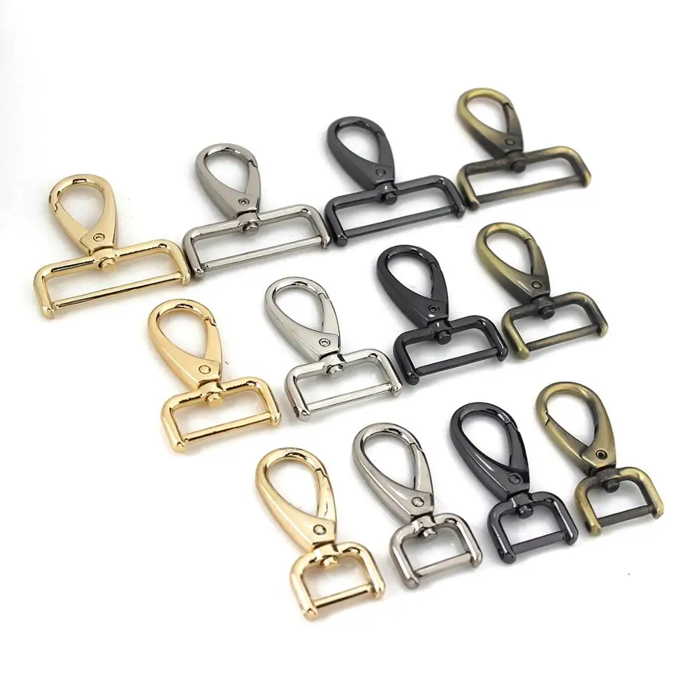 

1pcs Metal Detachable Snap Hook Trigger Clips Buckles for Leather Strap/ Belt Keychain Webbing Pet Leash Hooks 5 Sizes