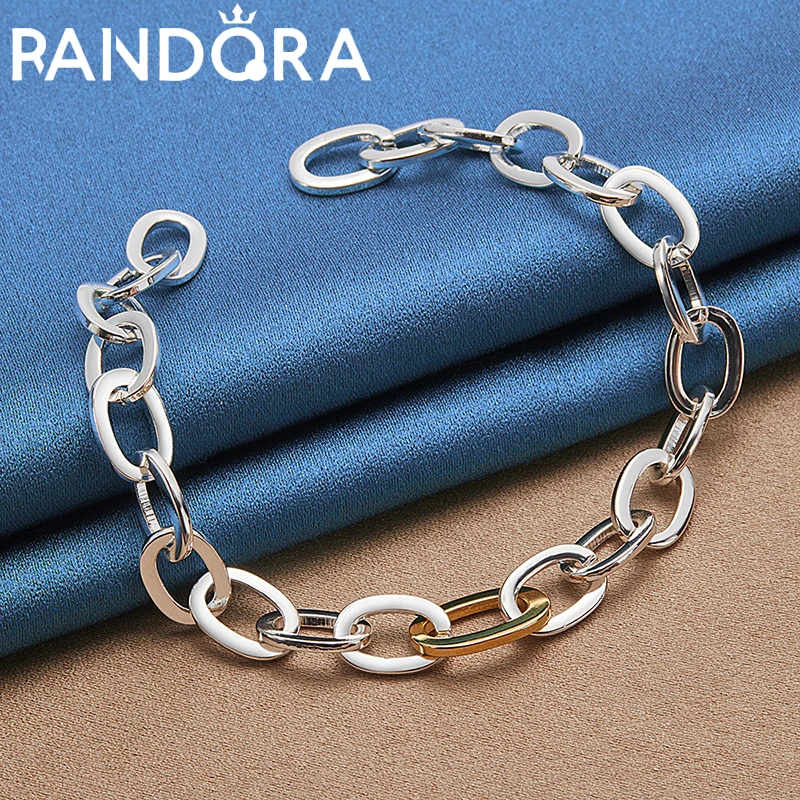 

Silver Color Bracelet For Women Man Gold Ring Chain Fashion Party Hip Hop Rock Style Jewelry