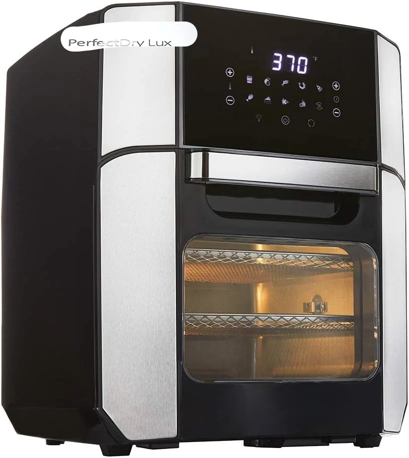 

Bend AFWB12BK13 Air Fryer Oven, Countertop Air Fryer Rotisserie Combo with 10 Digital Quick Menu Presets, 1700 W, 12.6 Qt, Blac