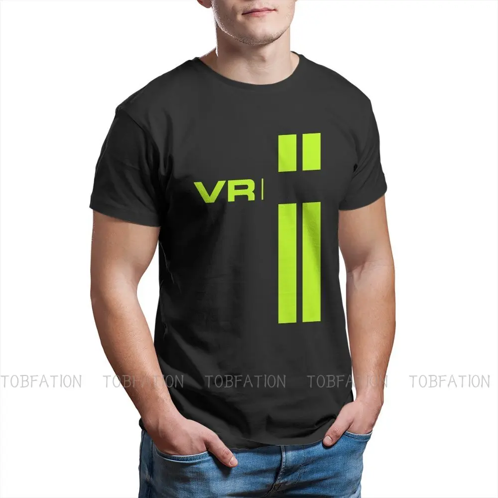 Мужская футболка Moto Gp Rossi дизайнерская Мягкая для отдыха VR модная свободная