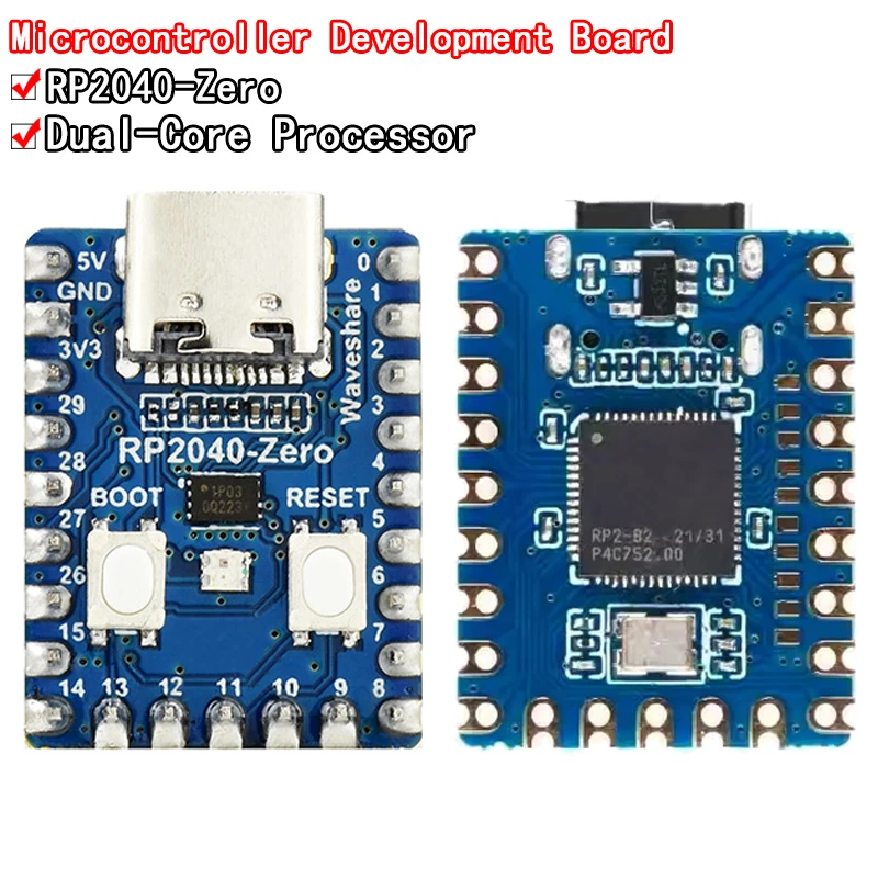 Оригинальная макетная плата Raspberry Pi PICO компактный двухъядерный мини-контроллер