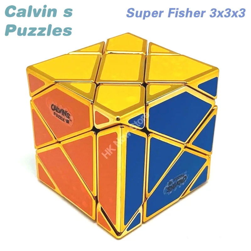 

Super Fisher 3x3x3 Magic Cube Calvin's Puzzles Neo Professional Speed Twisty Puzzle Brain Teasers Educational Toys