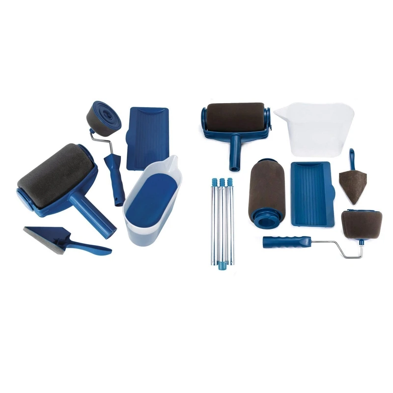 

Seamless Paint Roller Brush Set Drum-type Household Multifunctional for Home Kitchen Living Room Wall Painting Accessories 85DA