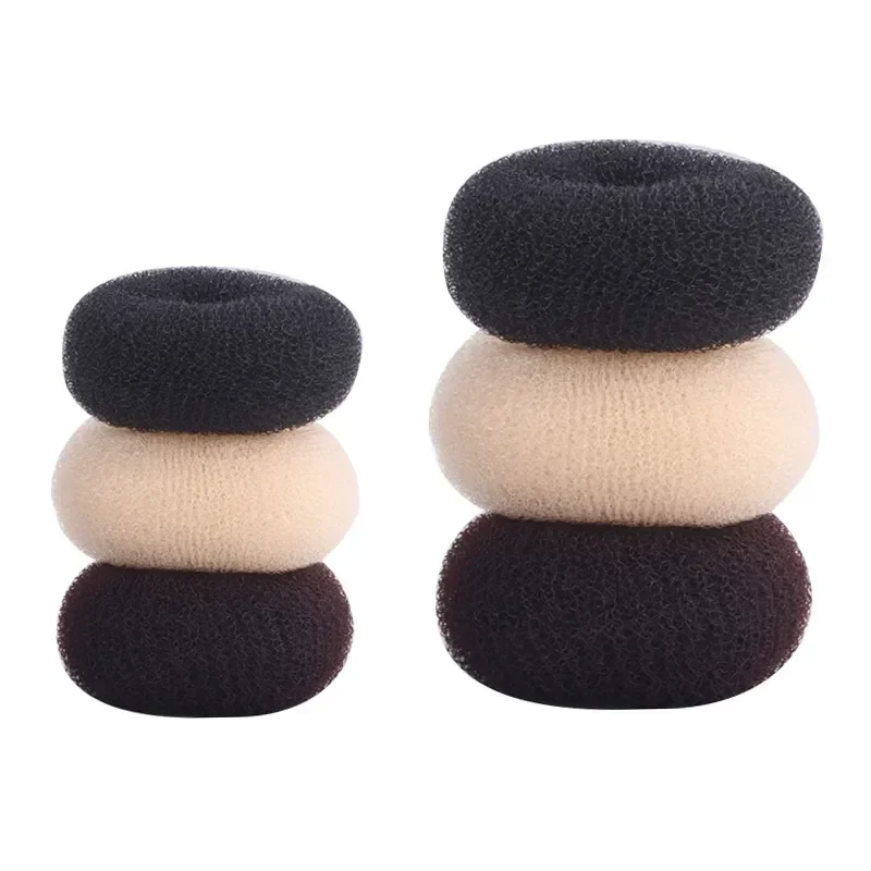 

Fashion Elegant Hair Bun Donut Foam Sponge Easy Big Ring Hair Styling Tools Hairstyle Hair Accessories For Girls Women