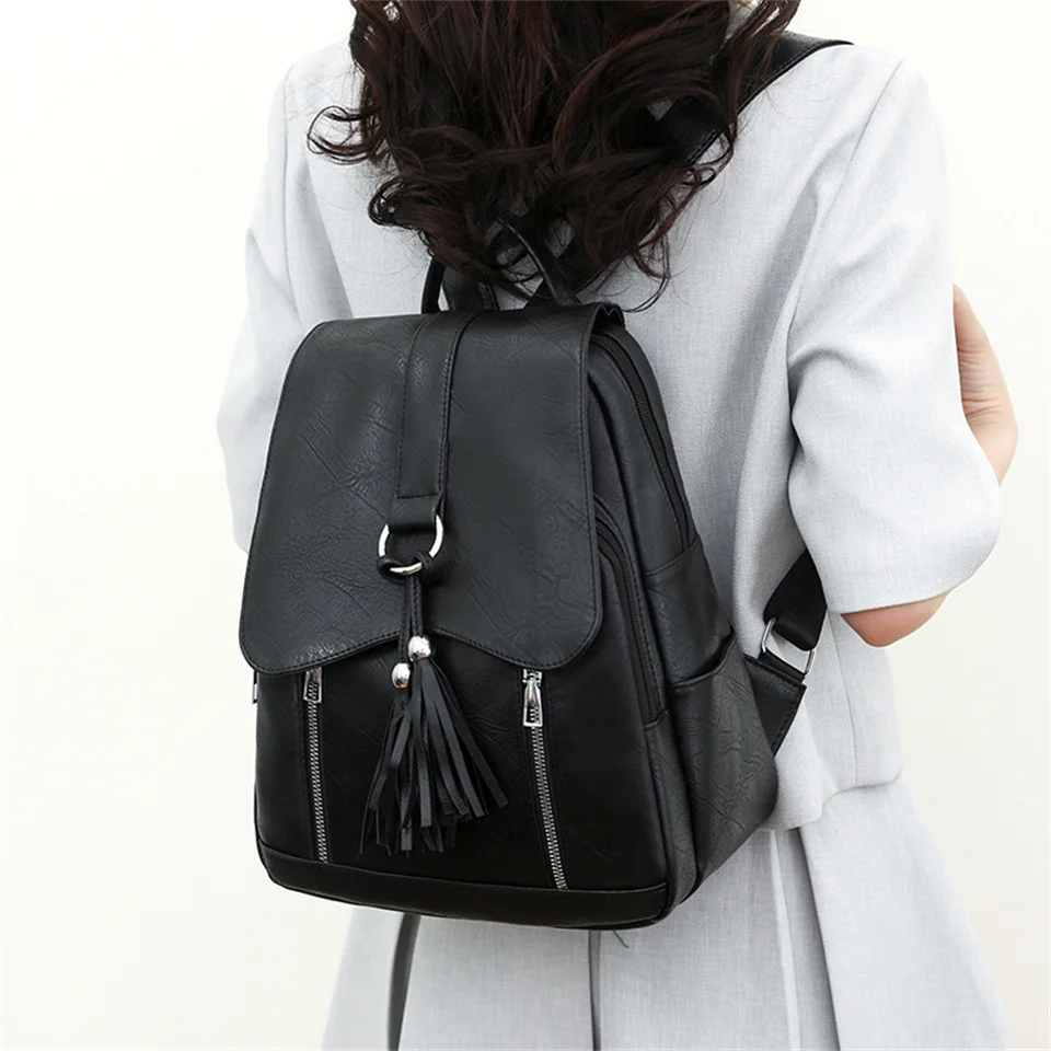 Роскошный дизайнерский женский дорожный рюкзак высокого качества из мягкой