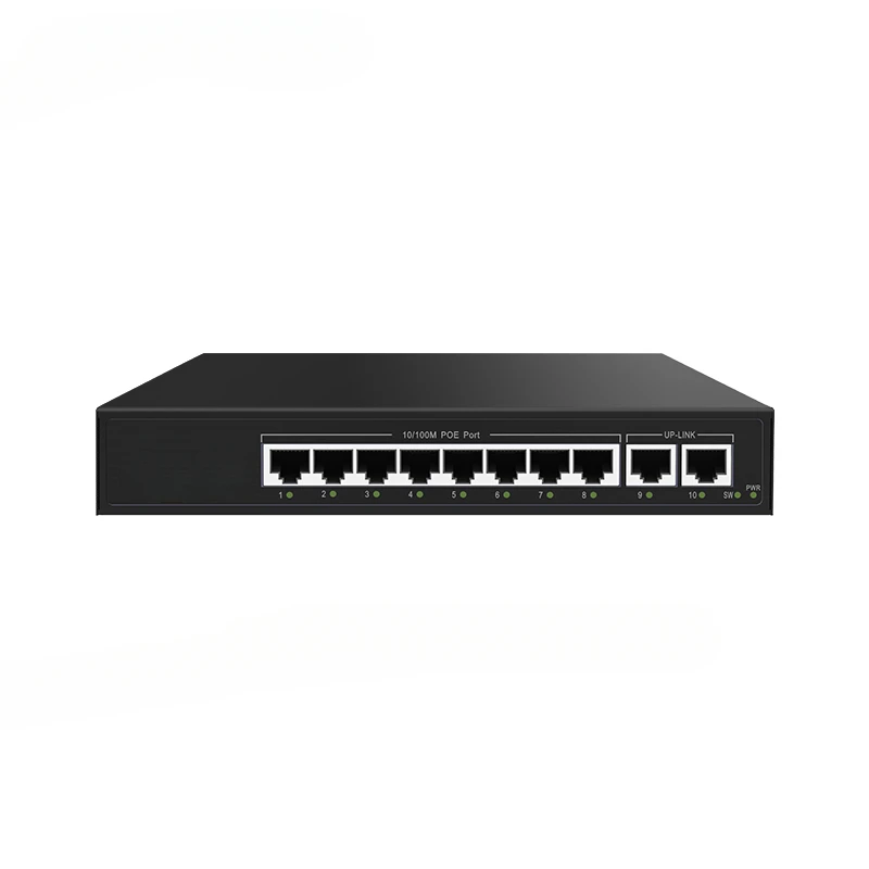 

Power supply 10 port switch VLAN wireless AP bridge monitoring camera 48V 8-way 802.3af/at standard 250 meter network cable