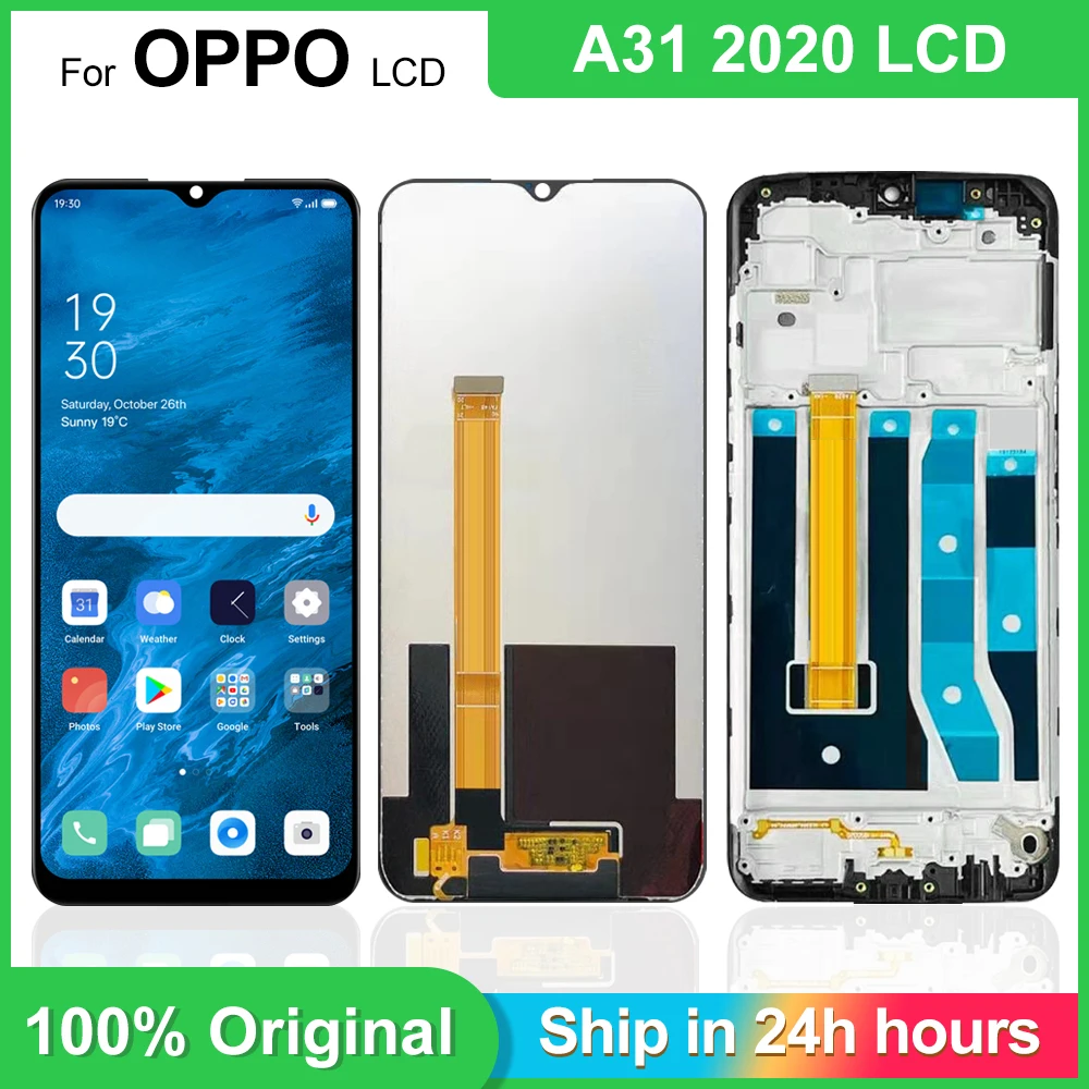 ЖК-дисплей 6 5 дюйма для OPPO A31 2020 детали замены ЖК-экрана CPH2015 CPH2073 CPH2081 CPH2031 |