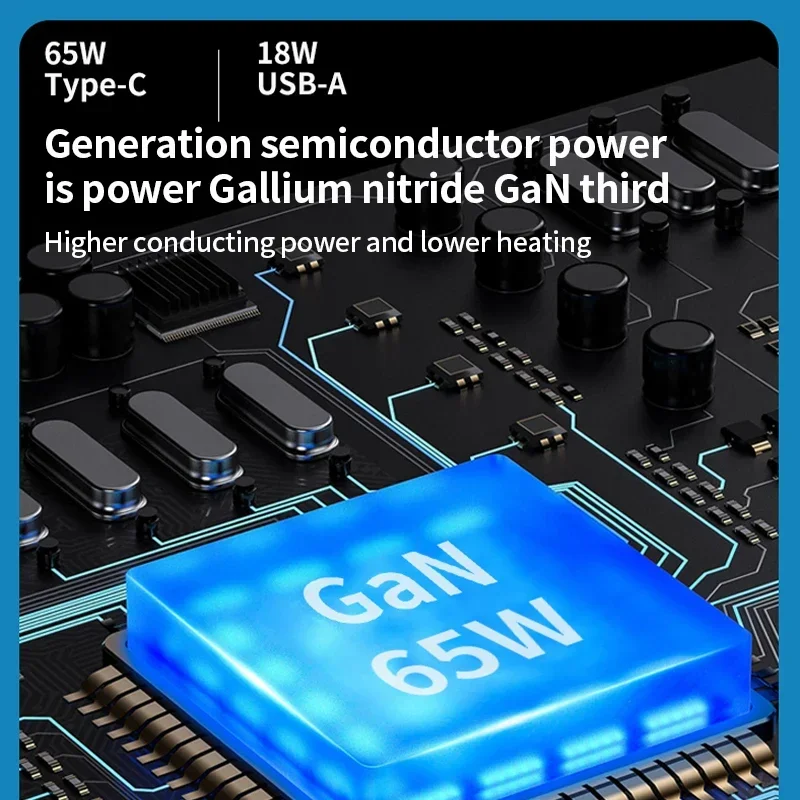 Фото Универсальный удлинитель питания GaN PD65W Tuya Smart Life, преобразователь выходной мощности для ЕС, США, Австралии, Великобритании, розетка с голосовым ассистентом Google и Alexa №2