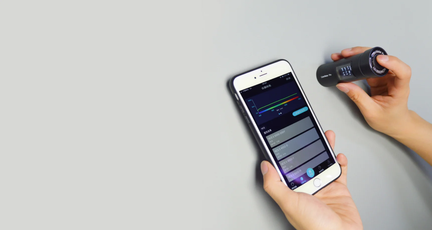 Портативный мини-колориметр карманный спектрофотометр измеритель разницы в