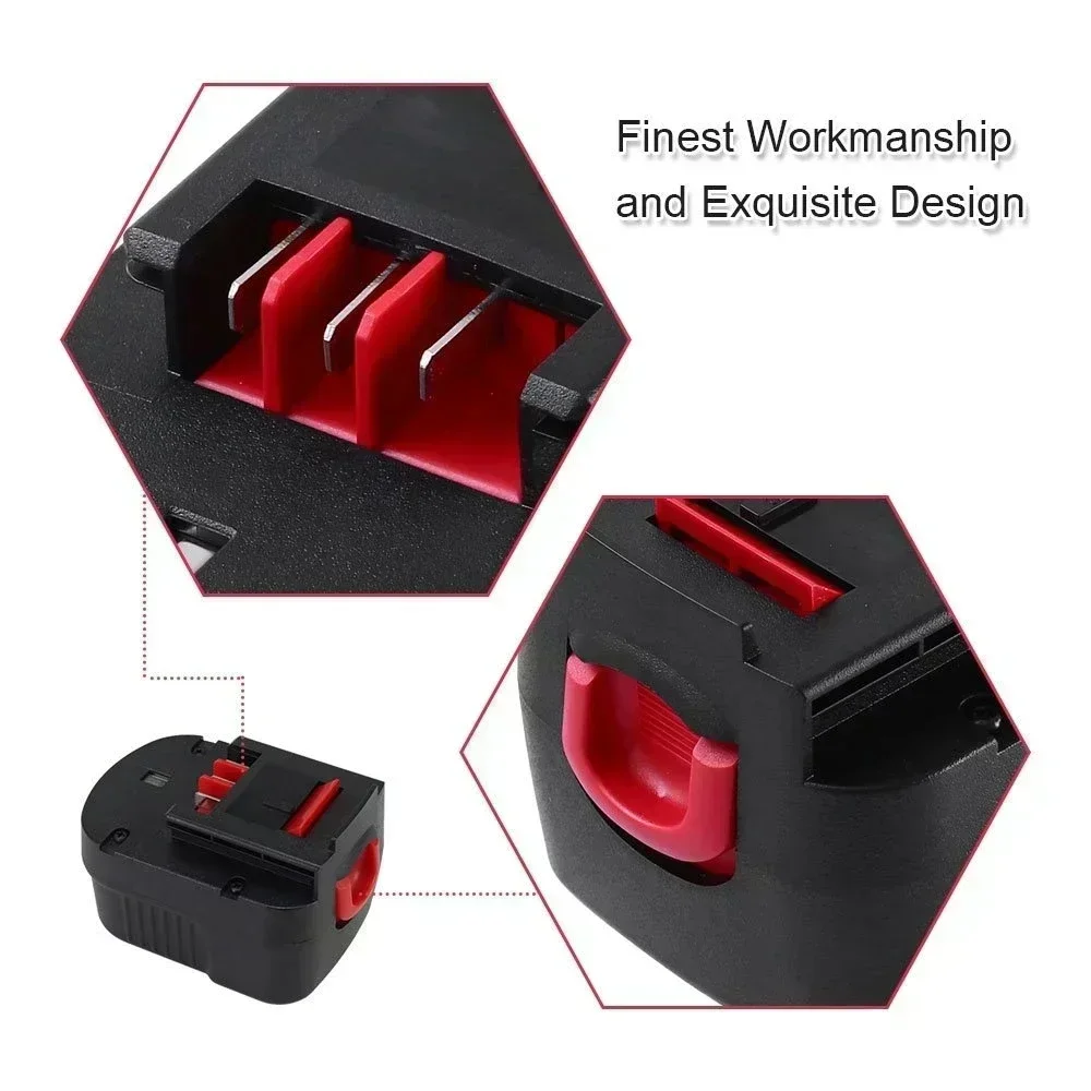 Сменный аккумулятор NI-CD 12 В 3000 мАч для Black&ampDecker A1712 FS120B FSB12 HPB12 A12 A12-XJ A12EX L50