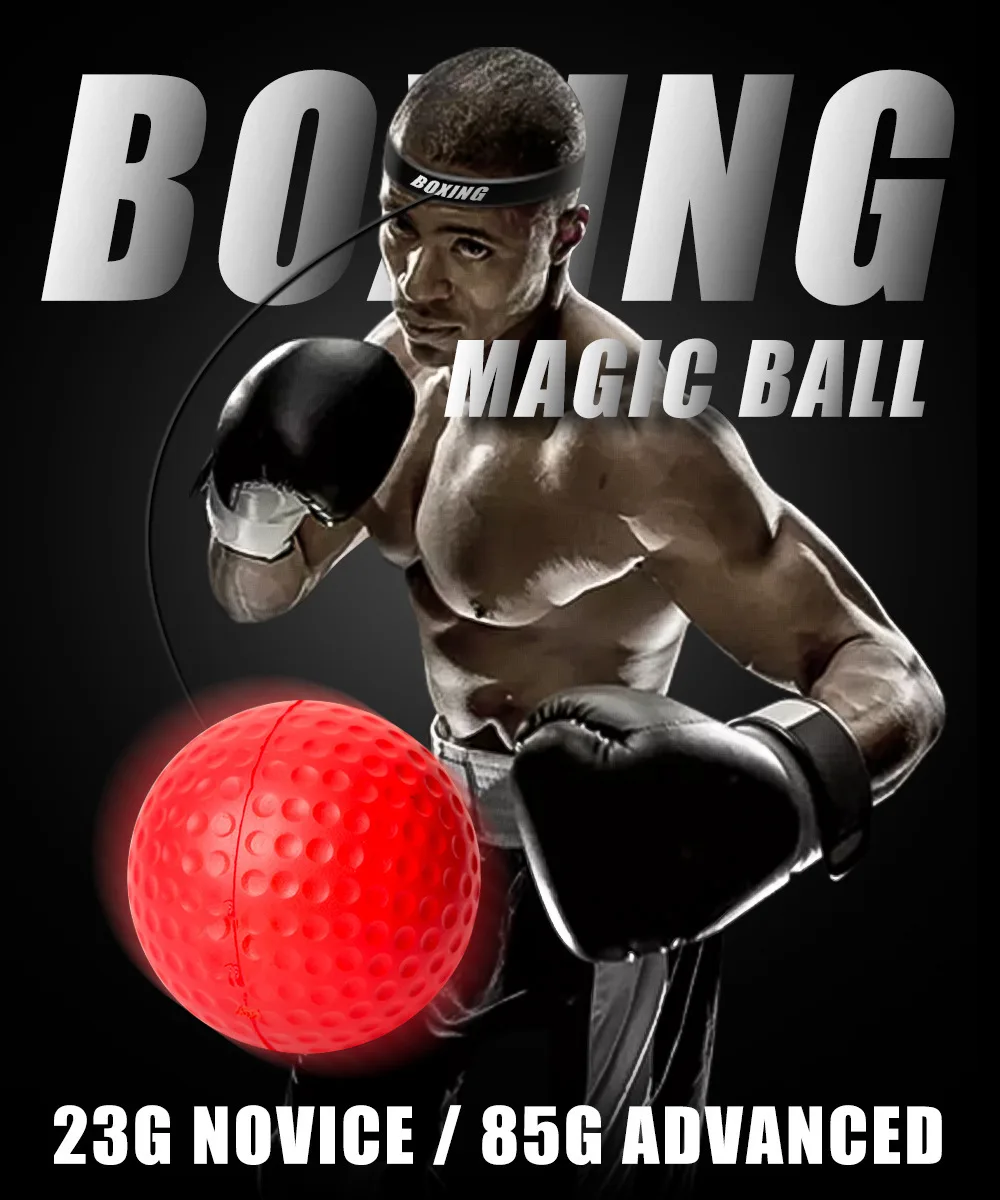

Head-mounted boxing ball Adult training response ball