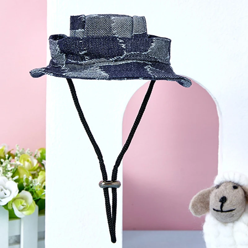 Летняя Солнцезащитная шляпа для собак модные джинсовые Панамы домашних животных