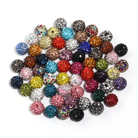 Глиняные шамбала бусины для бижутерии