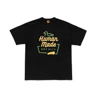 human made t shirt oversize duck lettering men women 11 human made black t shirt