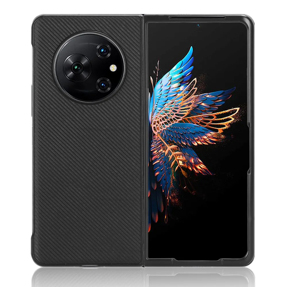 Складной чехол для Tecno Phantom V роскошный жесткий из искусственной кожи