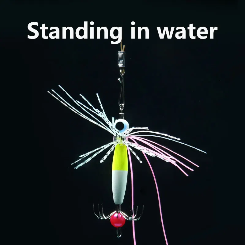 LETOYO Webfoot Octopus рыболовный набор светящиеся приманки для кальмаров одинарная