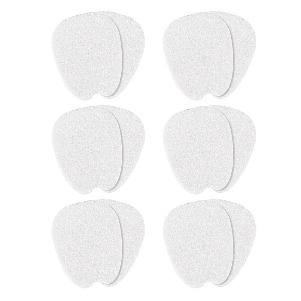 

6 Pairs Tongue Sticker High Heel Inserts Pads Foot Shoes Sneaker Heels Sports Forefoot Half Size Felt Mat