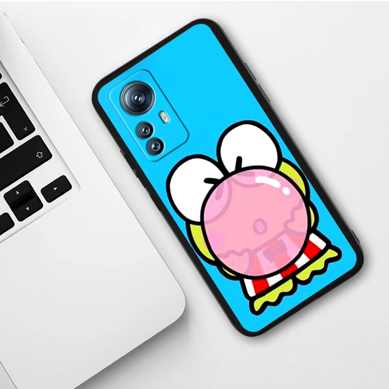 Sanrio милый KEROKERO KEROPPI для Xiaomi Mi 14 13T 13 12T 12 11T 11i 11 10T 10 Pro Lite ультратонкий черный чехол