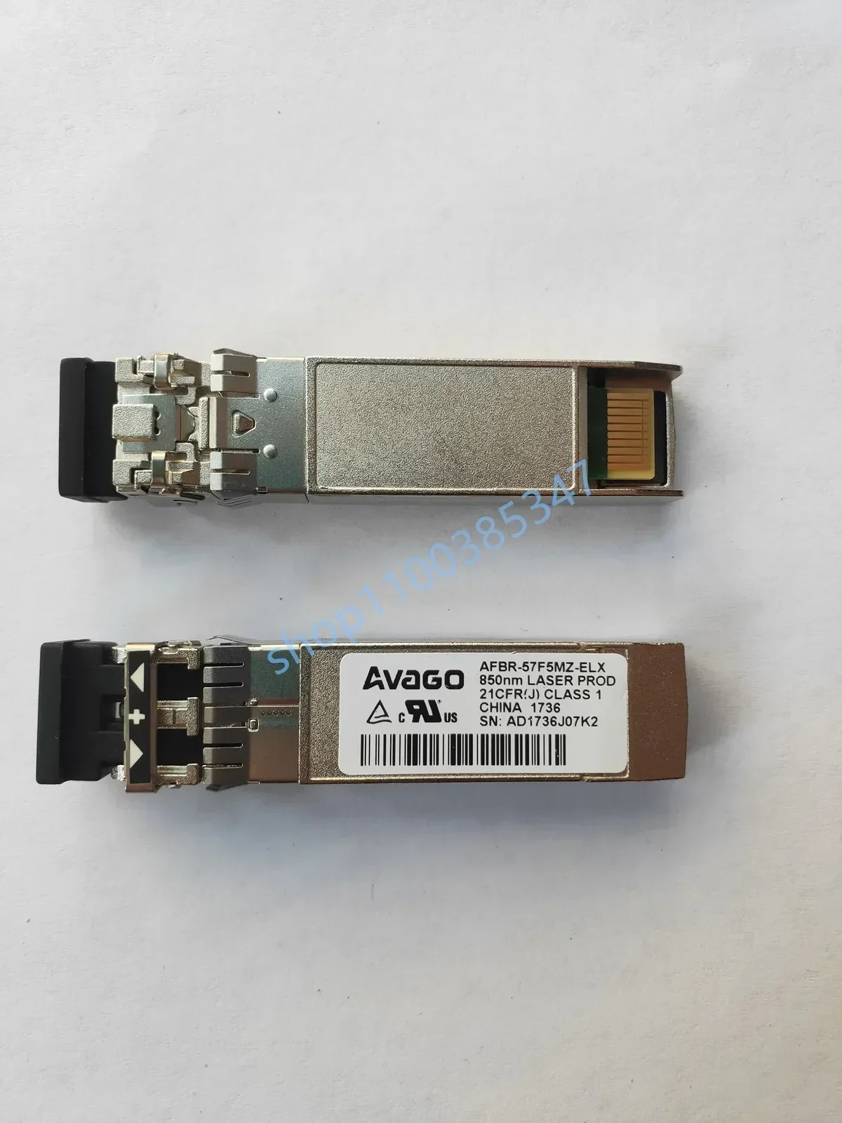 Фото Оригинальное оптоволокно Emulex 16g Sfp/AFBR-57F5MZ-ELX 850 нм 300M/LPe16002 LPE16000 LPe16002B-M6 Lpe31002/Emulex 16 ГБ канал №2