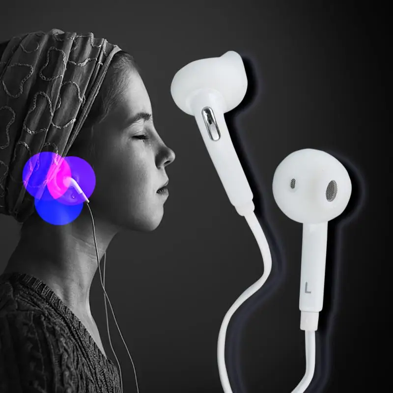 

1PCS Wired Headphones Music Sport Gaming Headset Mic Bass Earbuds Stereo Earphone For Samsung Galaxy S6 Headphones