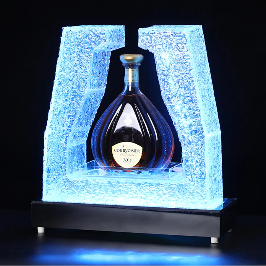 

Thrisdar Acrylic Led Champagne Bottle Glorifier Ace Of Spades Bottle Presenter VIP Serving Tray Wine Bottle Holder Display