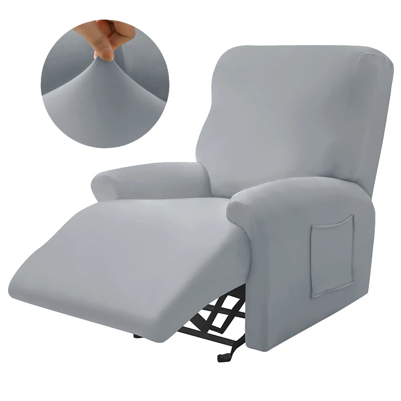 

Recliner Sofa Covers Milk silk fabric Lazy Boy Relax Armchair Cover Elastic Sofa Protector Anti-Scratch dustproof 1/2/3/4 Seater