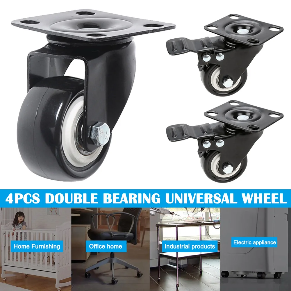 

Полиуретановые прочные аксессуары для заземления, многофункциональные пневматические колеса 2/1, 5 дюймов, 4 шт., верхняя многофункциональна...