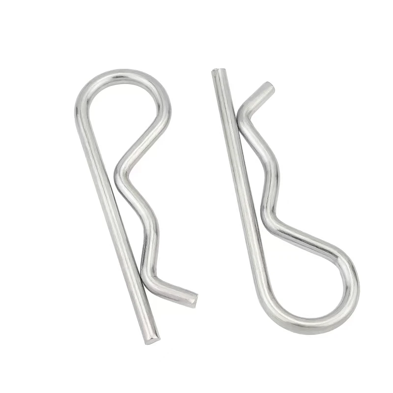 

M1M1.2M1.5M1.8M2M2.5M3M4M5 R Type Cotter Hair Pins Clips Split Wave Latch DIN11024 Clamp Open Elastic Slive Fixings Assoorted