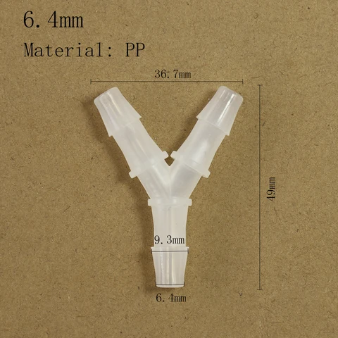 Трехходовой тройник для шланга 0,17~6,4 мм