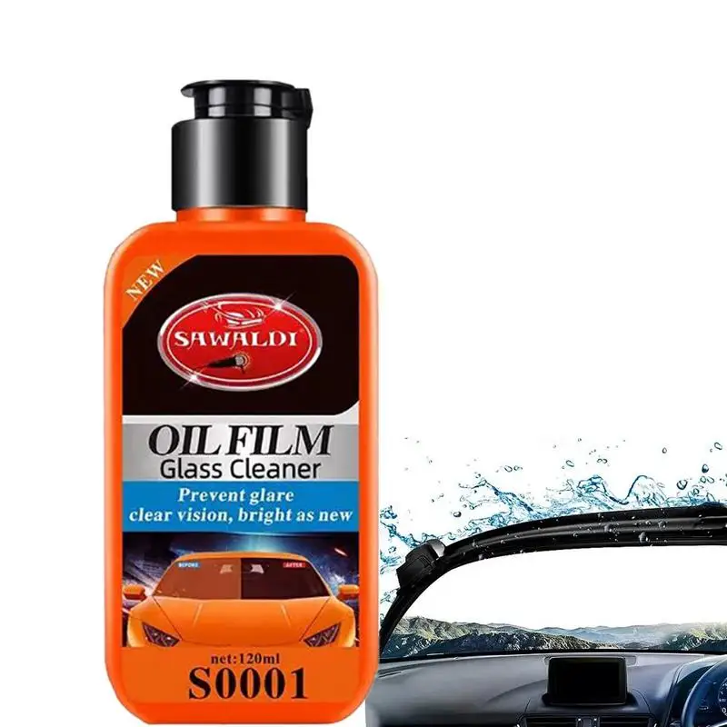 

Auto Glass Cleaner Waterproof Auto Windshield Cleaning Agent Cleaning Tool Eliminates Coatings Water Spots Waxes Oils Film To