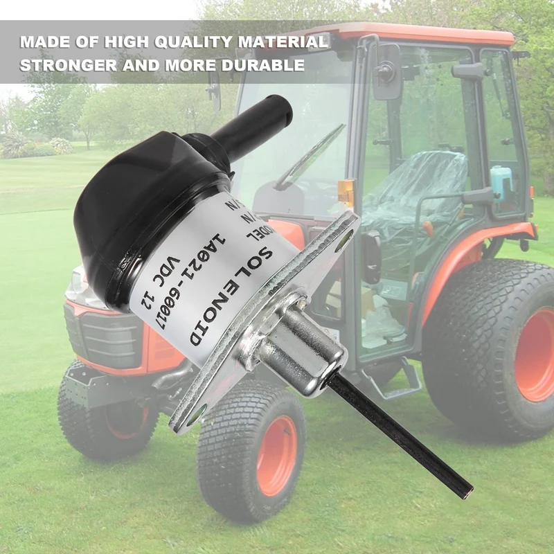 Соленоид отключения подачи топлива 12 В 1A021-60017 для Kubota D1503 D1703 D1803 Замена тракторной