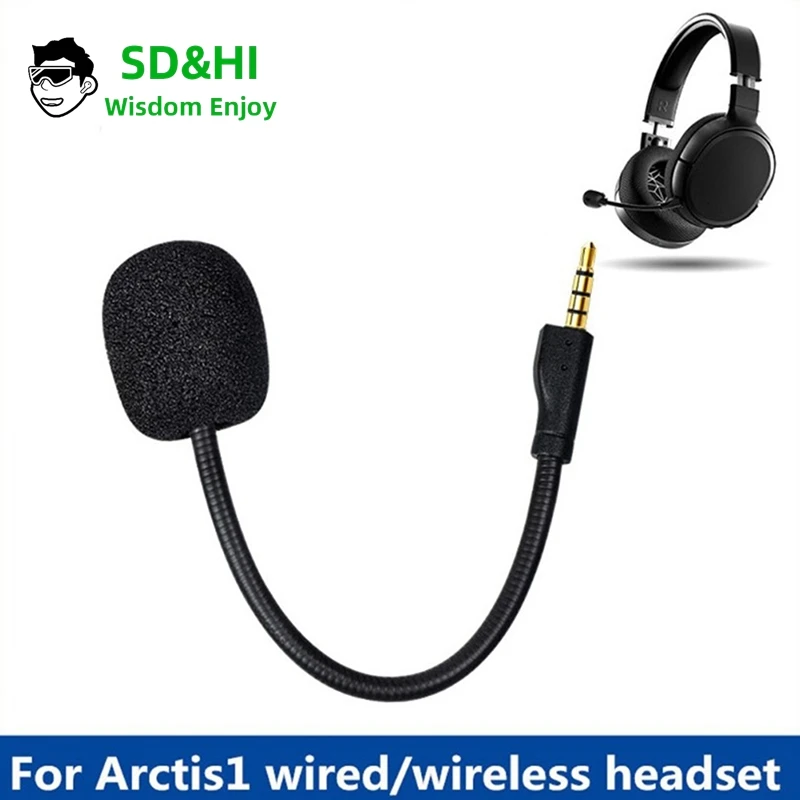 

Сменные подключаемые аксессуары для наушников, сменный игровой микрофон, съемный микрофон, стрела для Steelseries Arctis 1 1,0