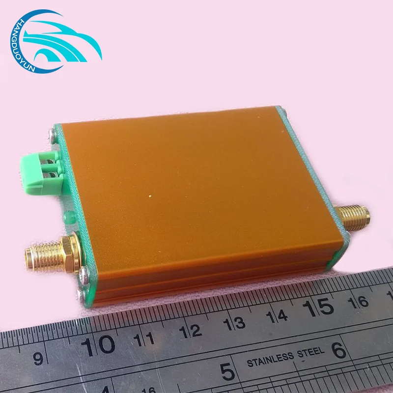 

LNA 50M-4G Low Noise Amplifier 20DB Amplifier NF 1.3 Gain 20DB Input Output Impedance 50 OHM Power DC 12V 0.15A