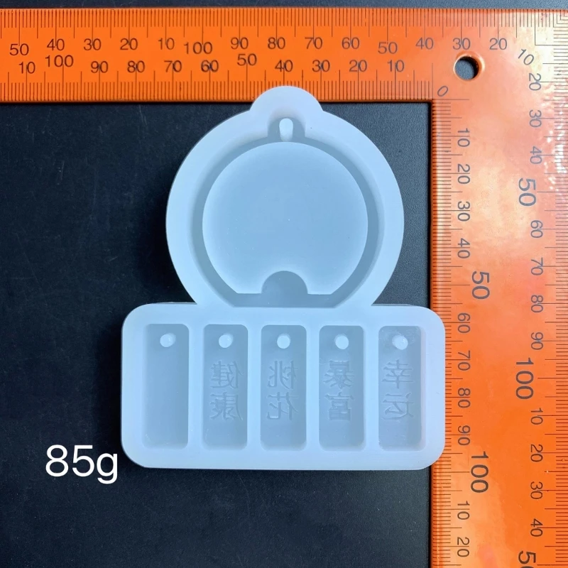 

4XBE антипригарный 3D ветряной колокольчик, форма ручной работы, искусственные подвески, инструмент для рукоделия, брелок, ювелирные изделия