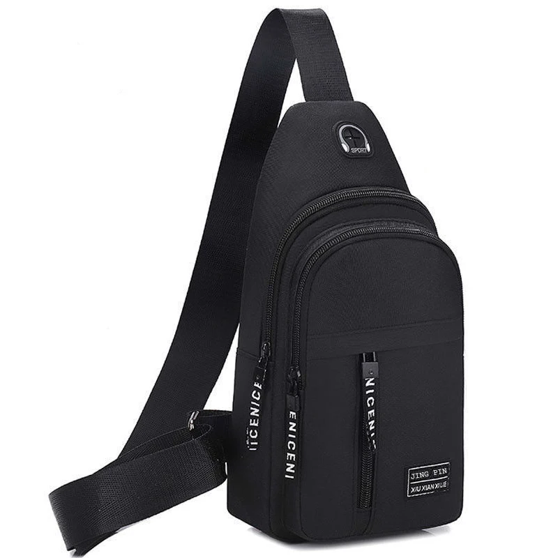 

New Outdoor Shoulder Crossbody Bags Waterproof Chest Bags Casual Waist Bags Small Short Trip Travel Carry Bags Nylon Handbags