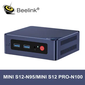 Beelink 12th Gen MINI S12 N95 WiFi 5 Bluetooth 4.2 MINI S12 PRO N100 WiFi 6 BT5.2 Windows 11 PRO Mini PC USB3.2 Gen2 LAN 1000M 1