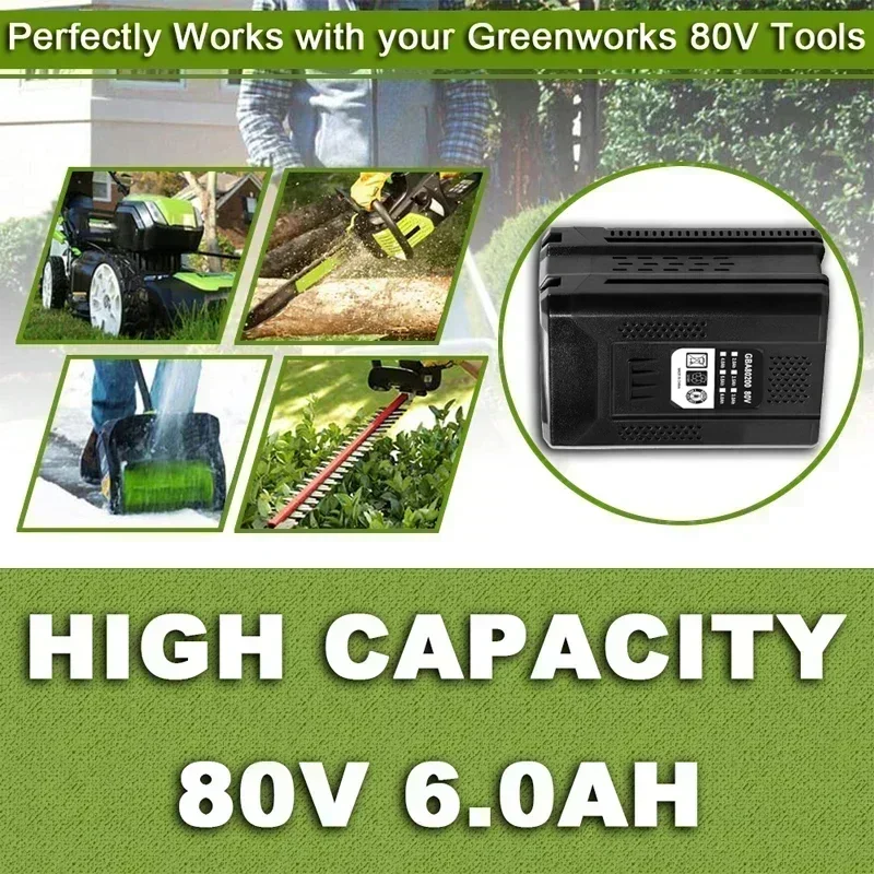 Сменный аккумулятор 6 0 Ач для Greenworks