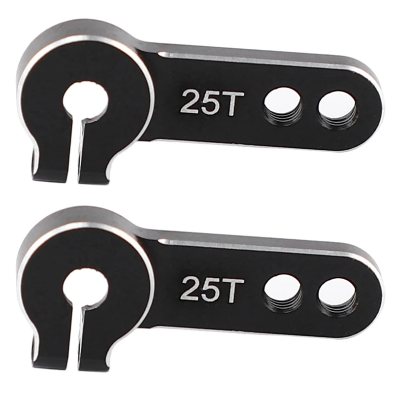 

2X 25T Metal Steering Servo Metal Horn Arm RC Parts Remote Control Spart Parts For Futaba Servo