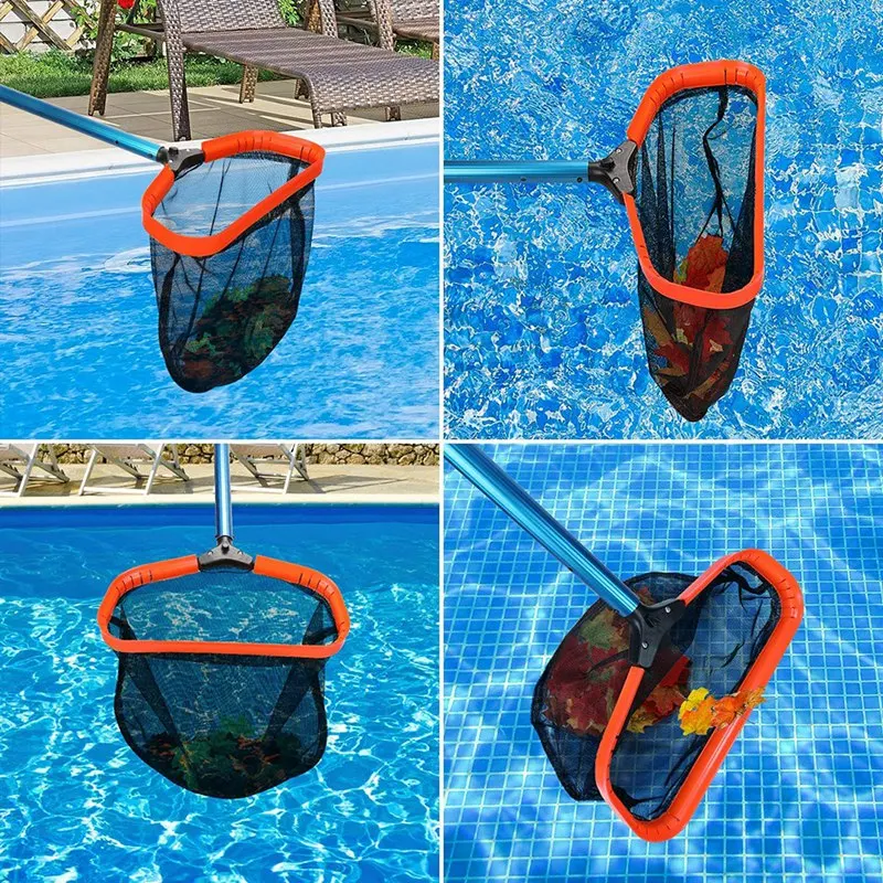 

Pool Skimmer Net,17Inch Swimming Pool Cleaning Tool Leaf Rake Fine Mesh Deep Bag, Fits Standard Swimming Pool Pole