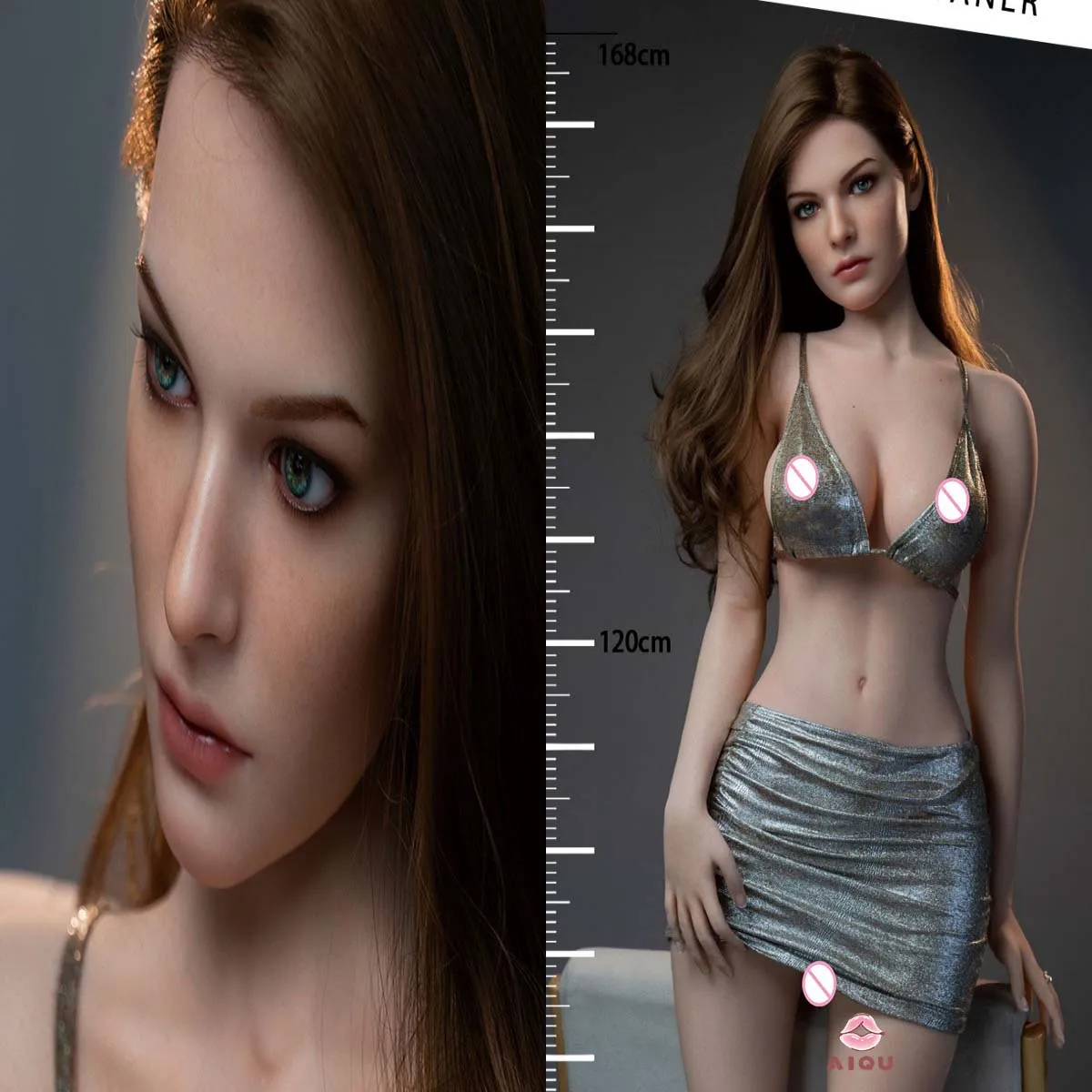 Эта секс-кукла с мягкой грудью задницей объемным ртом длинными ногами и