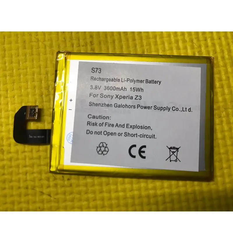 Аккумуляторная батарея 1 шт. для Sony Xperia Z3 L55T L55U D66643 D6653 D6633 D6603 D6646 D6616 LIS1558ERPC высокое
